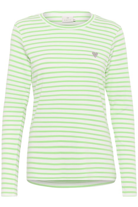 LIDDY LONG SLEEVE TEE -  chalk green or windsor wine