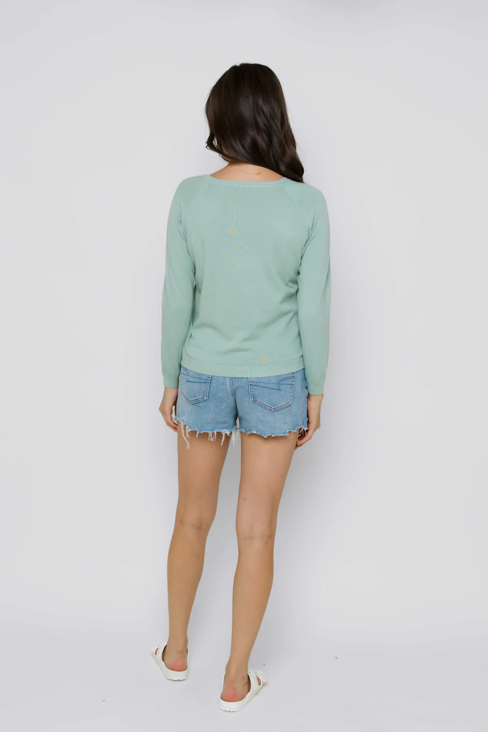 LYDIA SUMMER CARDI -  seafoam or lilac