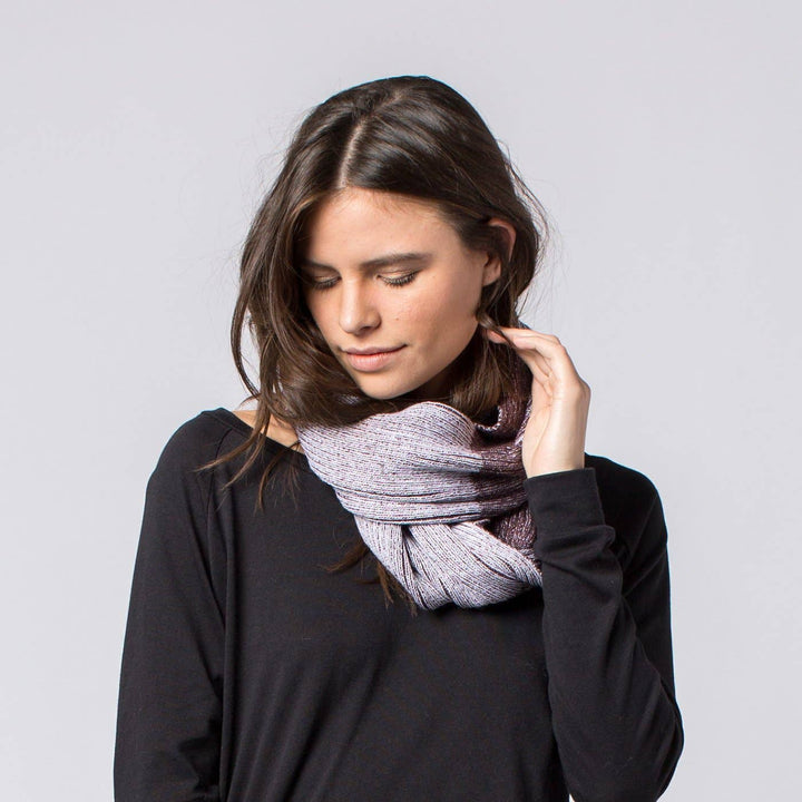 THE ANDY INFINITY SCARF- mulberry or black