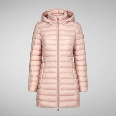 CAROL PUFFER JACKET - grey black or blush pink
