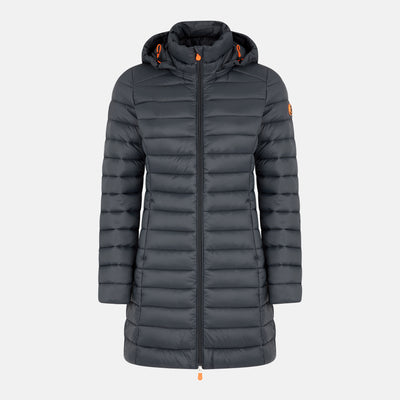 CAROL PUFFER JACKET - grey black or blush pink