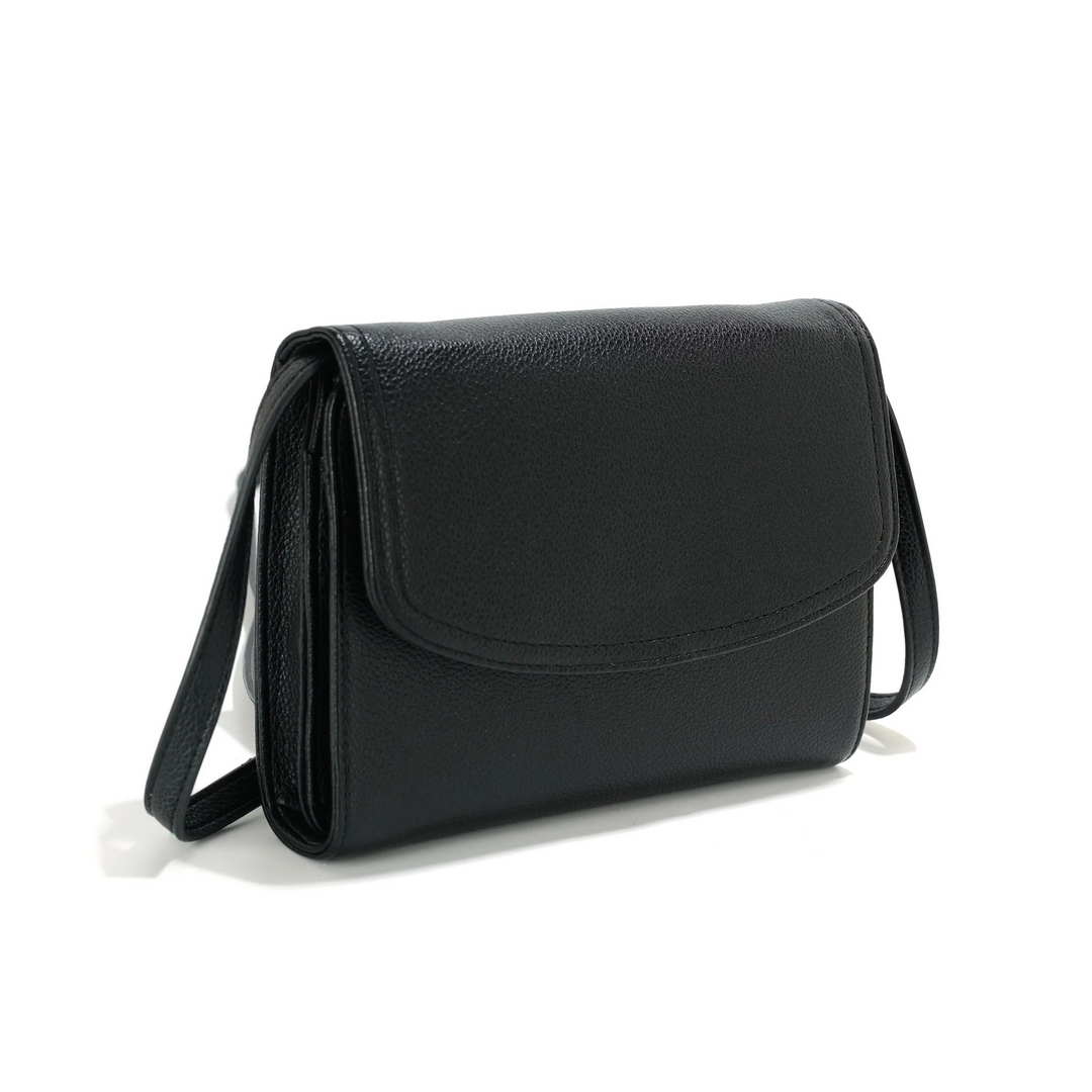 THE NAVA ALL-IN-ONE ORGANIZER CROSSBODY -black or midnight