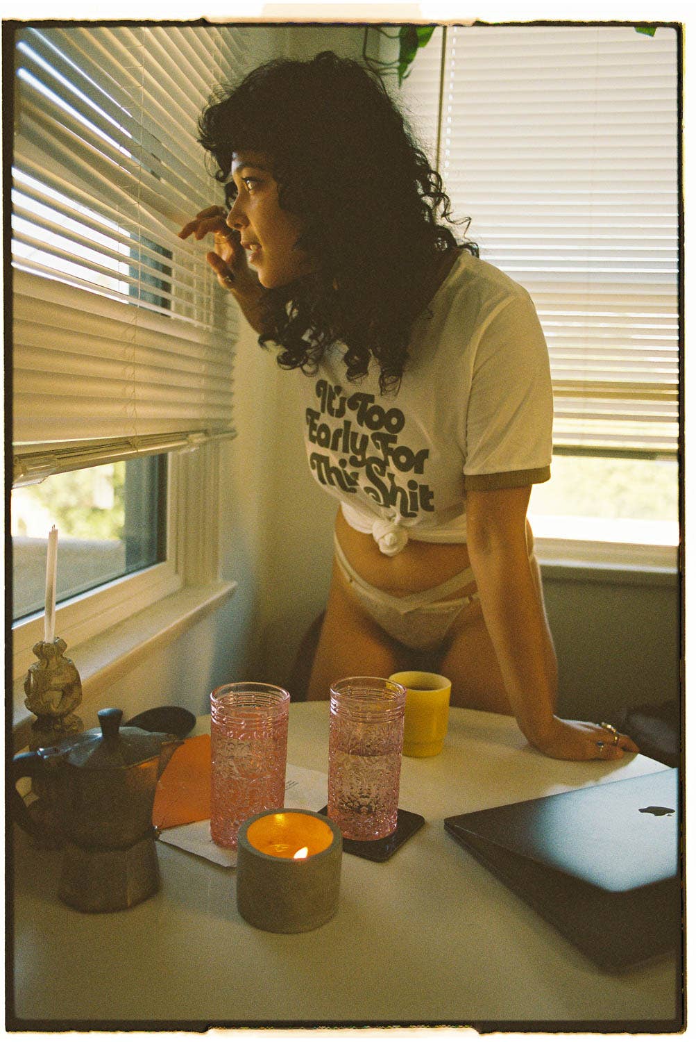 TOO EARLY FOR THIS SH*T RINGER TEE