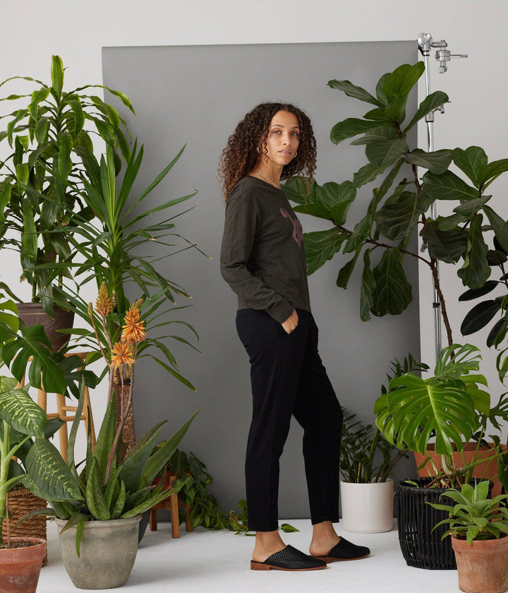 LOVE SWOOP LONG SLEEVE TEE