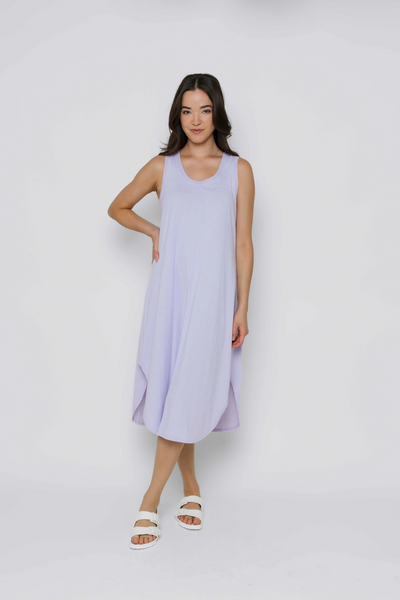 ZOOEY TANK DRESS -lilac
