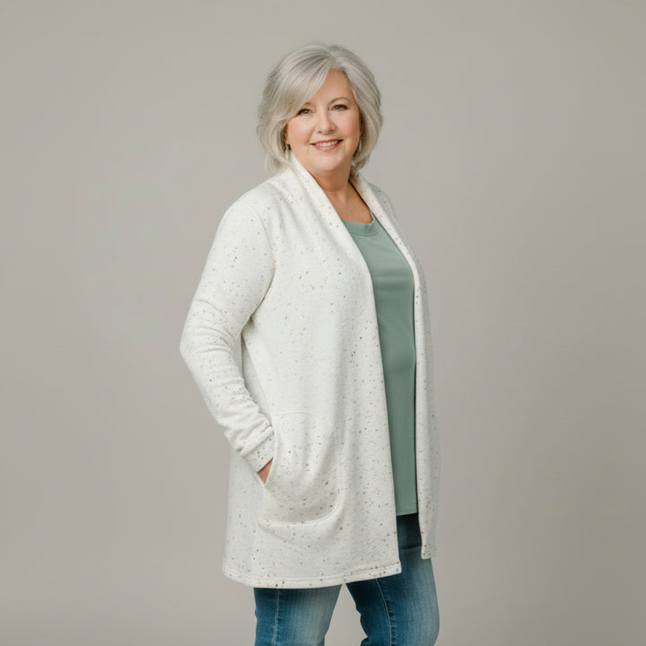 CLASSIC BRITON CARDIGAN -confetti