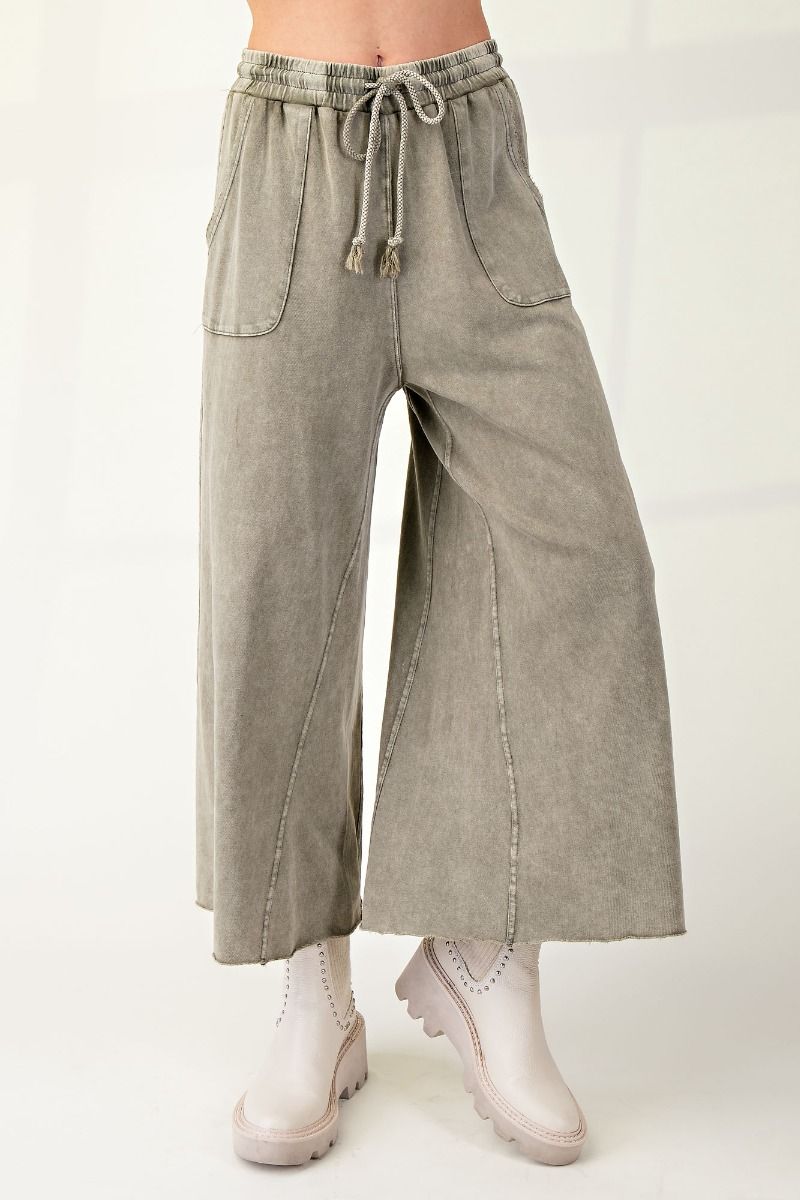 MEARA PANT - ash or teal