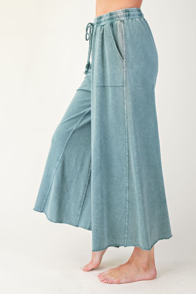 MEARA PANT - ash or teal