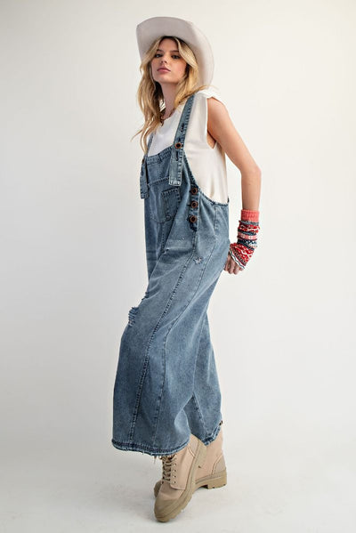 HARLEM DENIM OVERALLS - vintage denim