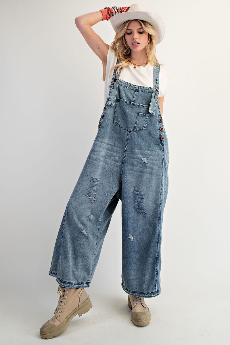 HARLEM DENIM OVERALLS - vintage denim