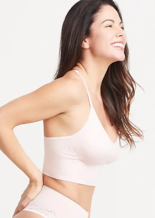 ULTRA LIGHT SEAMLESS LACE BACK BRALETTE