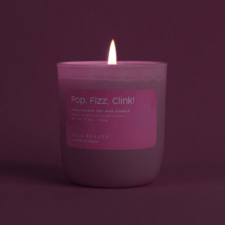 POP FIZZ CLINK! SOY CANDLE -Pink Champagne