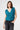 AJOUR REVERSIBLE SWEATER - blue lagoon or off white