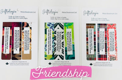 BOOKMARK TRIO SET - teacher (english or french), inspiration or friendship