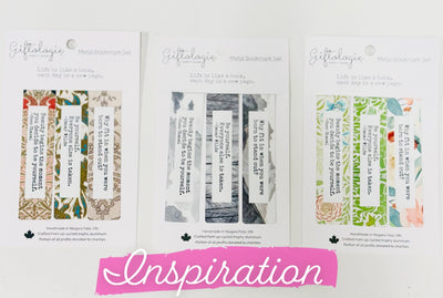 BOOKMARK TRIO SET - teacher (english or french), inspiration or friendship