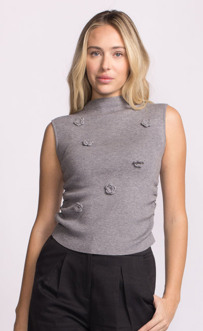 ROSSLIE TOP - grey or rust