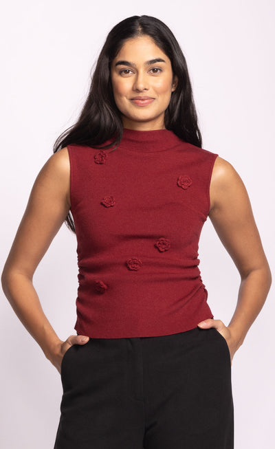 ROSSLIE TOP - grey or rust