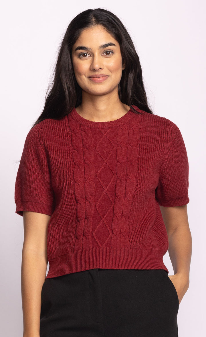 ABBY SWEATER- rust or black