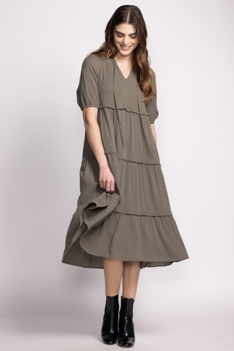 ZOEY DRESS - olive or black