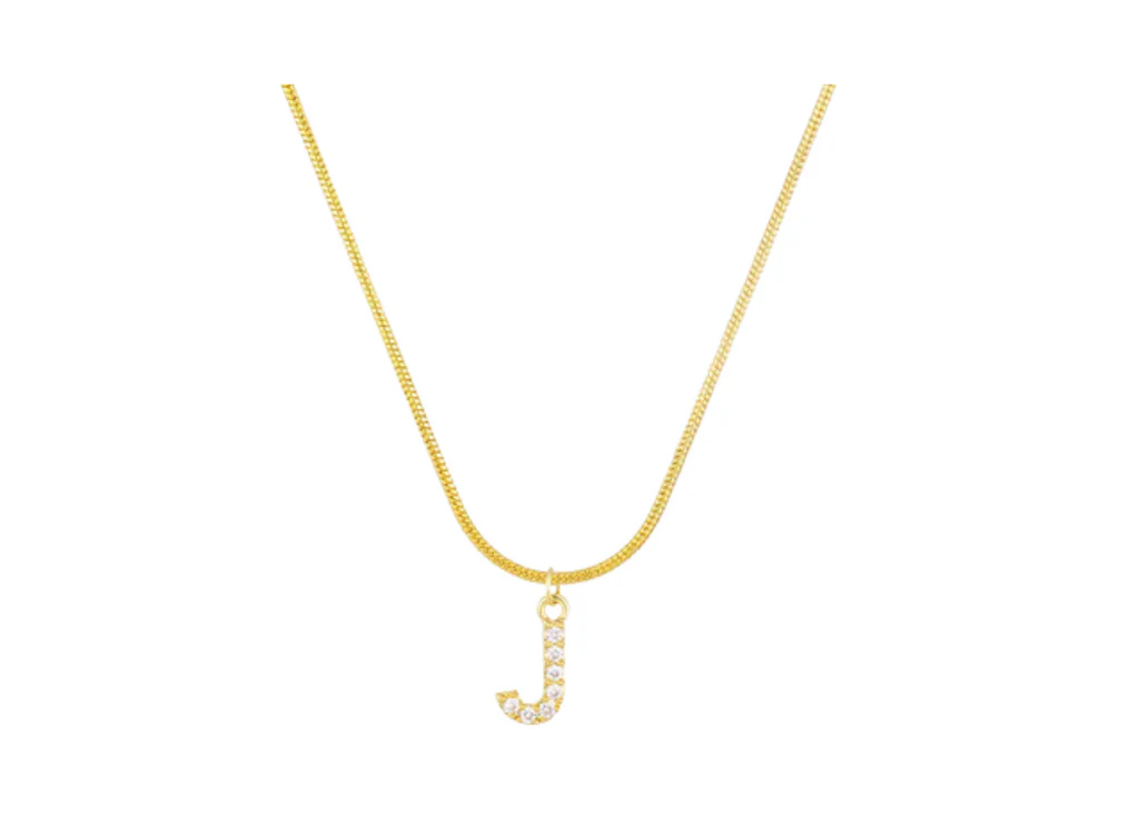 MINI PAVE LETTER CHARMS