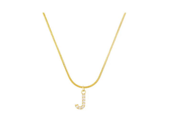 MINI PAVE LETTER CHARMS