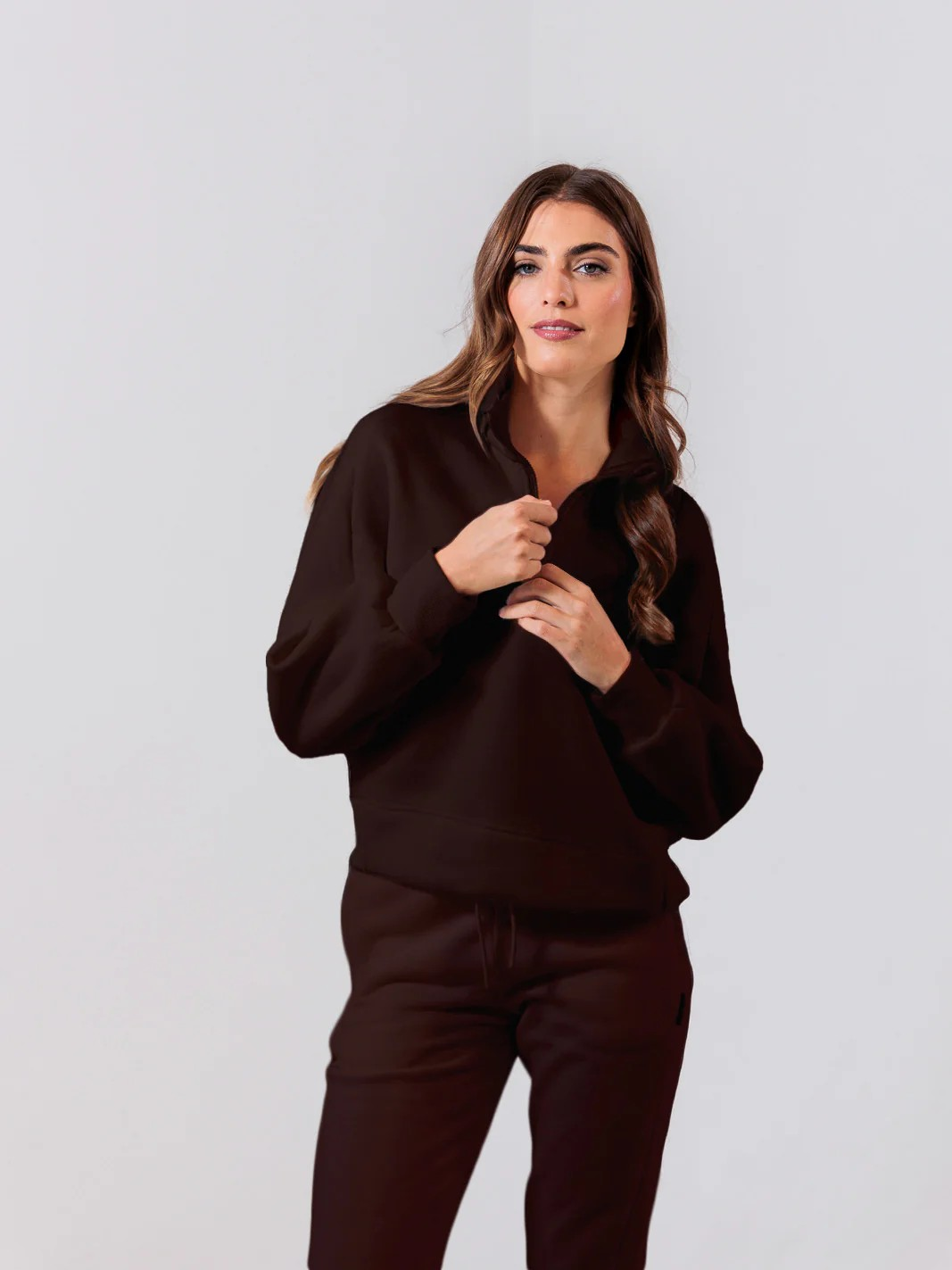 APRES PULLOVER -expresso or pine