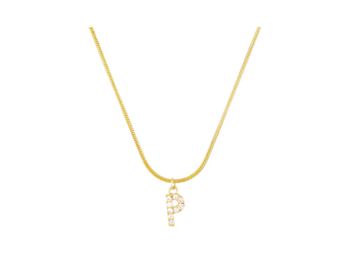 MINI PAVE LETTER CHARMS