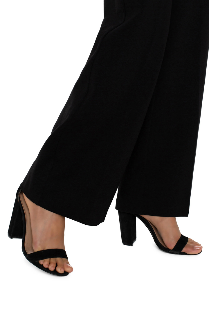 KELSEY WIDE LEG TROUSER - black