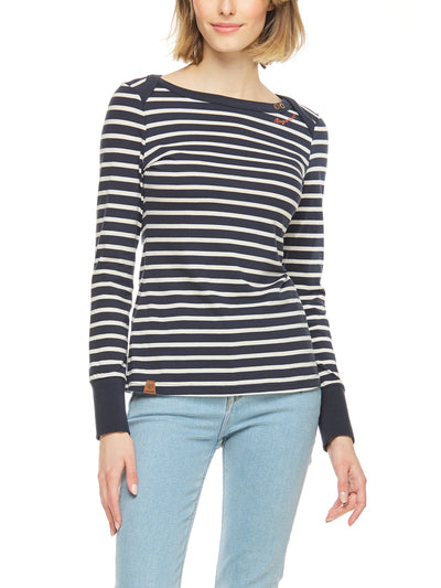 AGATTKA MARINA TOP- aqua, off white or navy