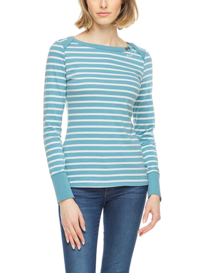 AGATTKA MARINA TOP- aqua, off white or navy