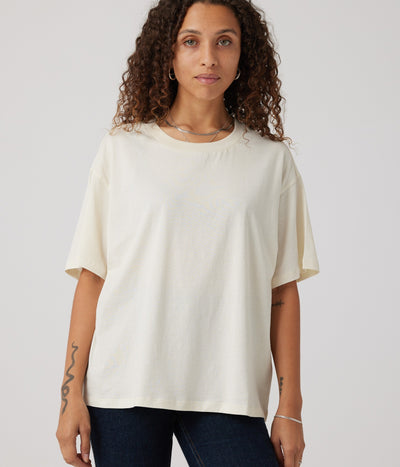 KNOWN RELAXED TEE- stone or washed black