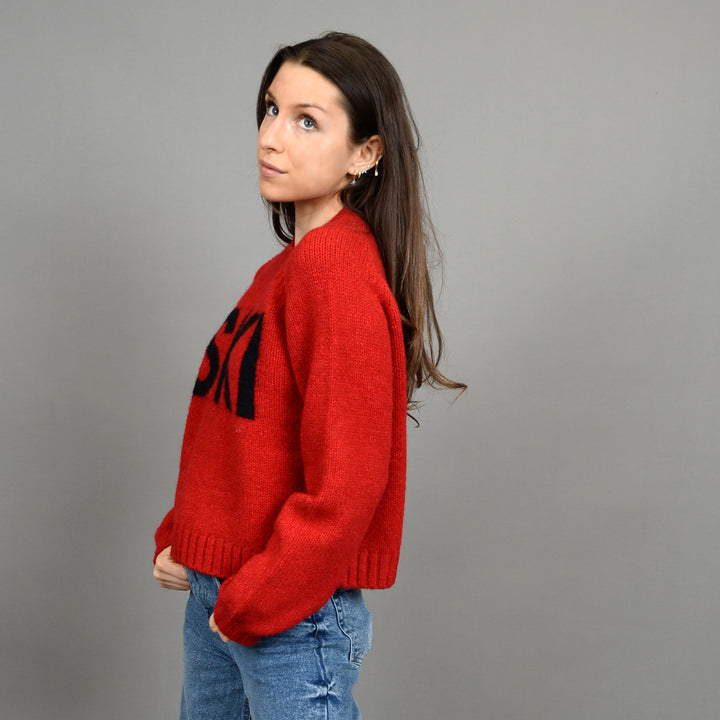 BRUNHILDE SWEATER -blue or red