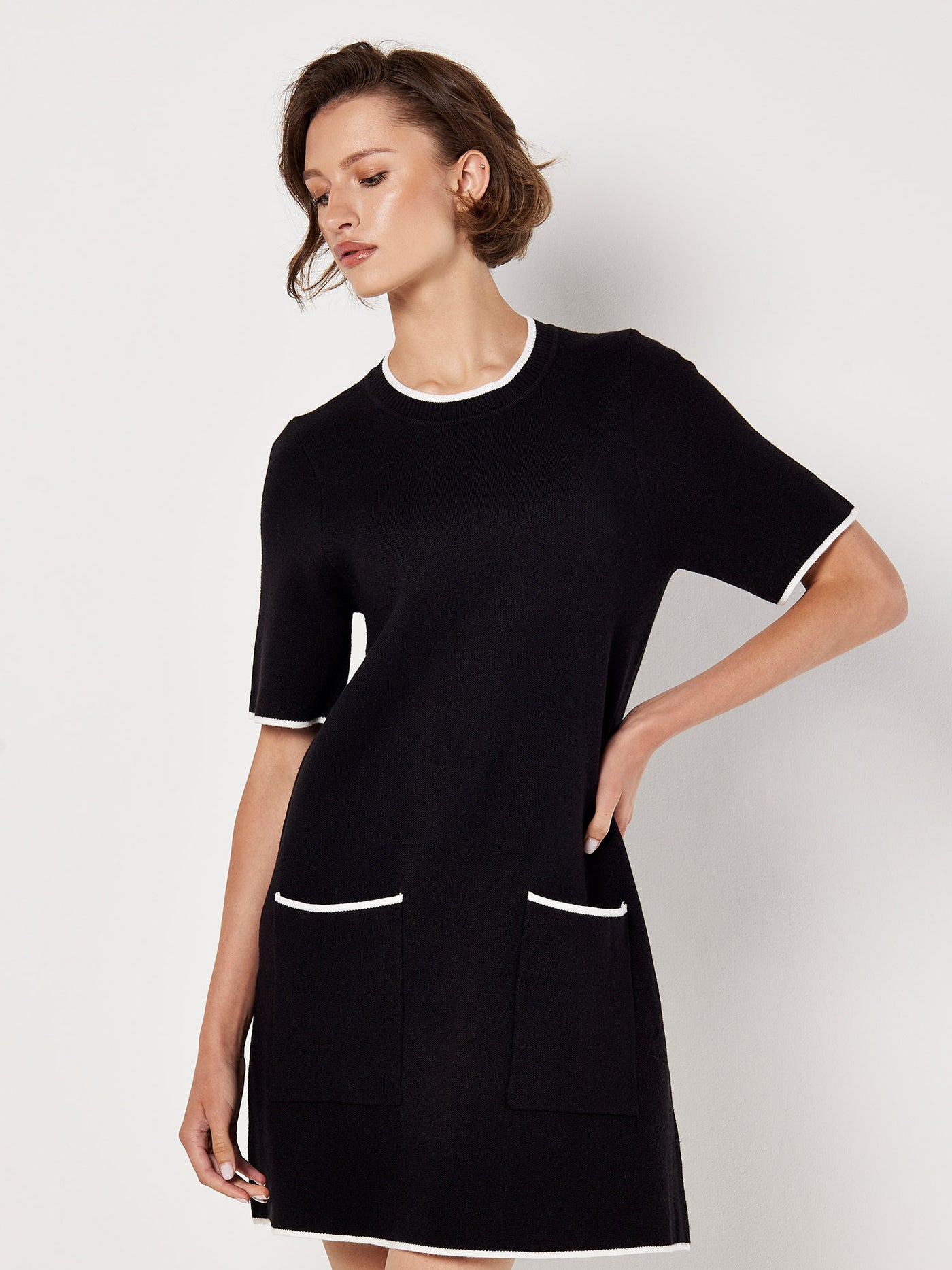 TIPPER DRESS - black