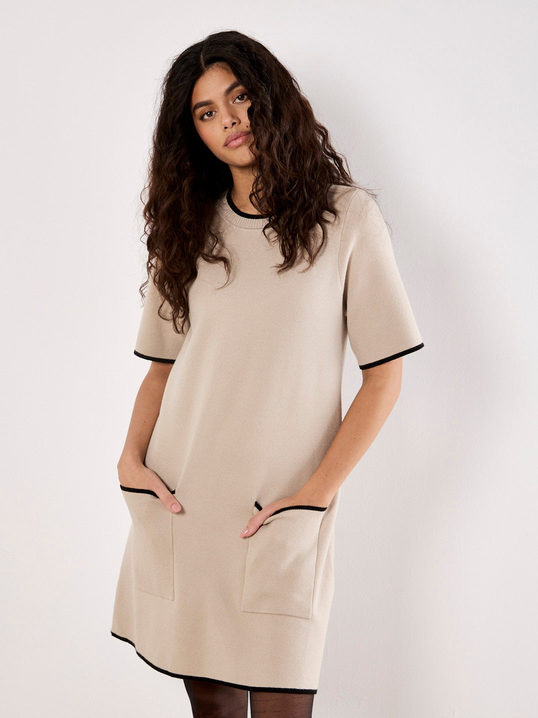 TIPPER DRESS - stone