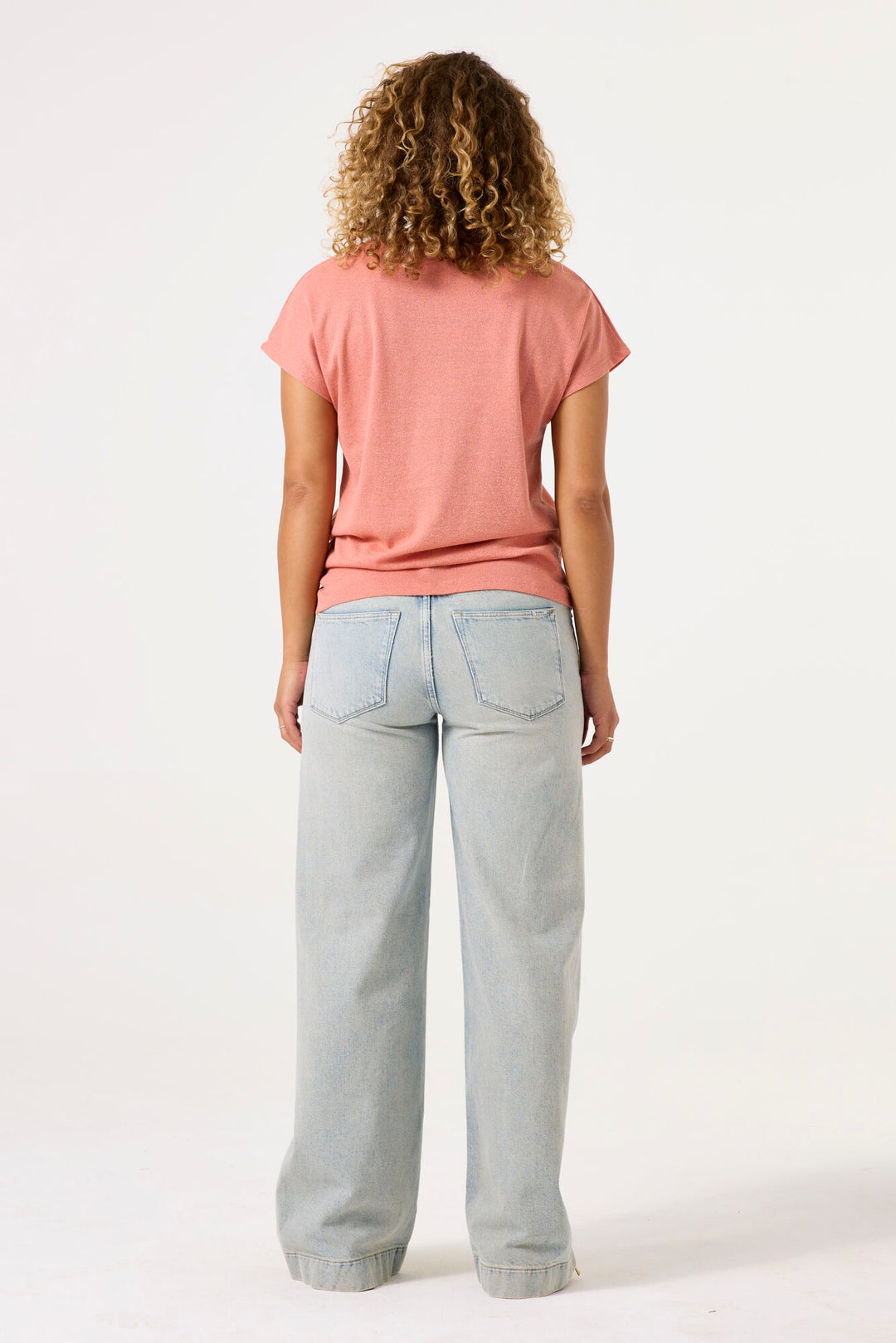 PIPER TEE - cornflower, black, desert rose or summer olive