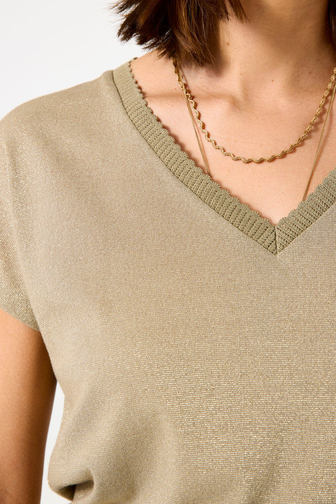 PIPER TEE - cornflower, black, desert rose or summer olive