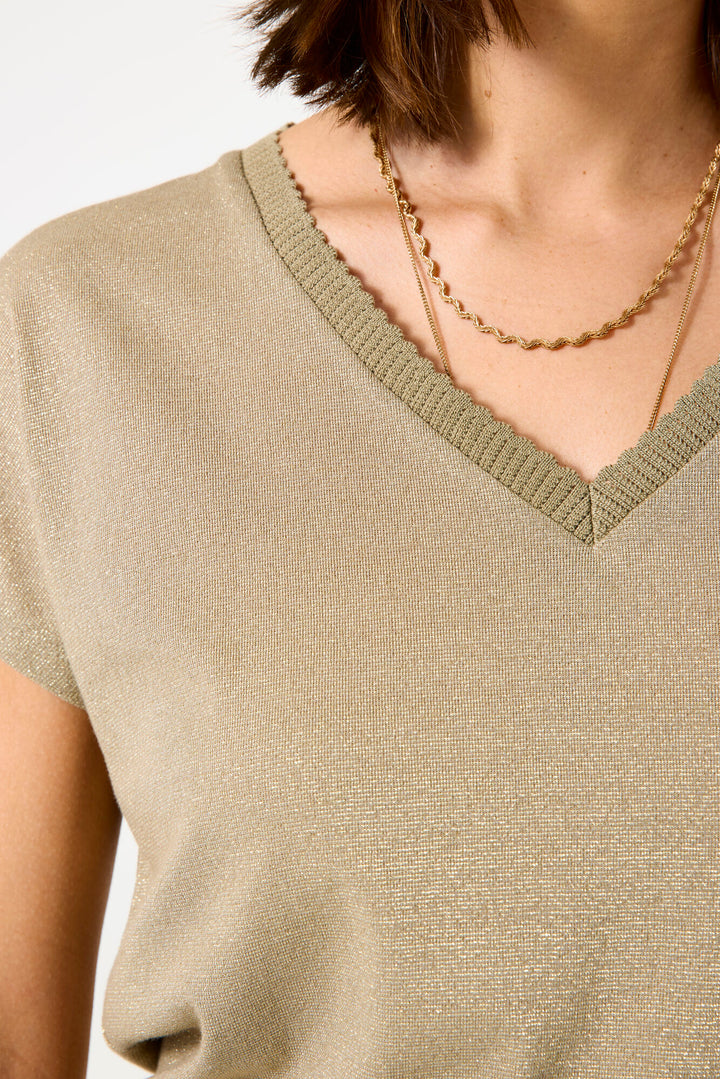 PIPER TEE - cornflower, black, desert rose or summer olive