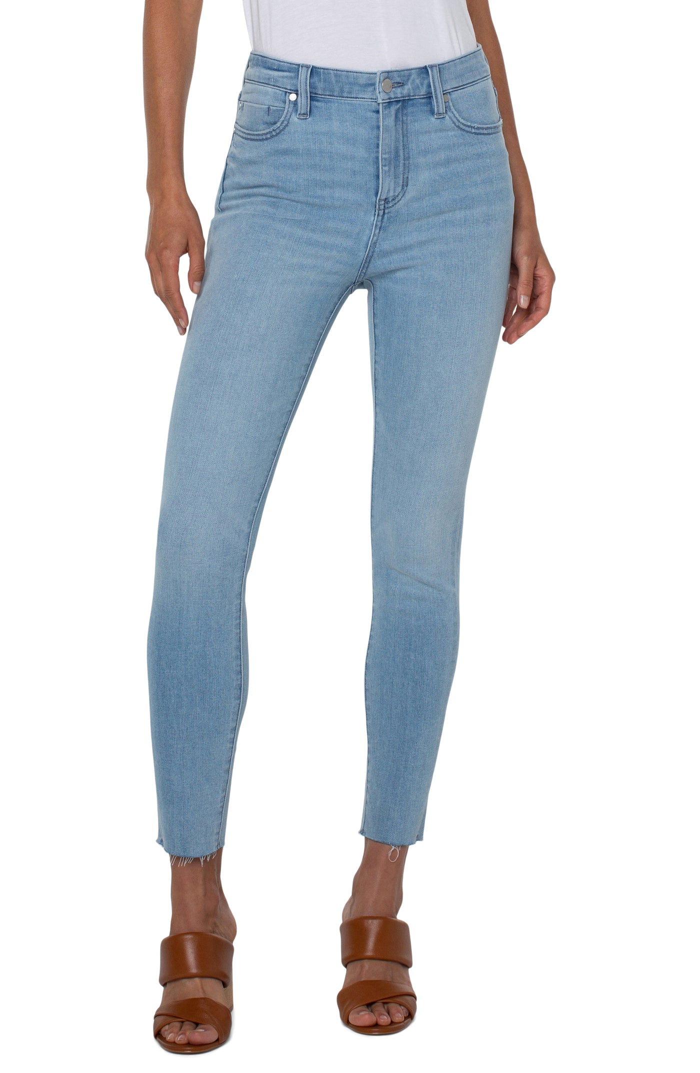 ABBY HIGH RISE ANKLE SKINNY - keniston 28"