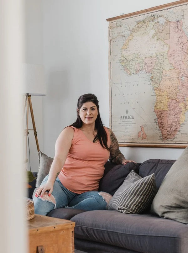 CABIN TANK - mauve or tawny