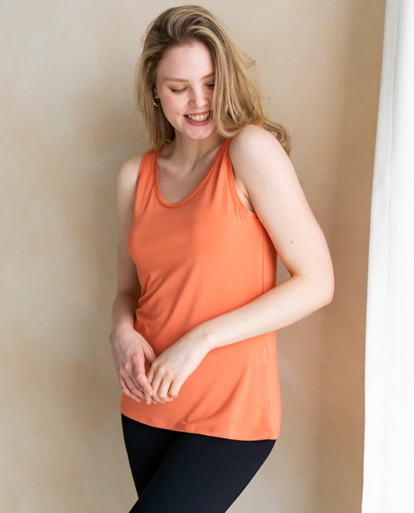 CINDY TANK-apricot