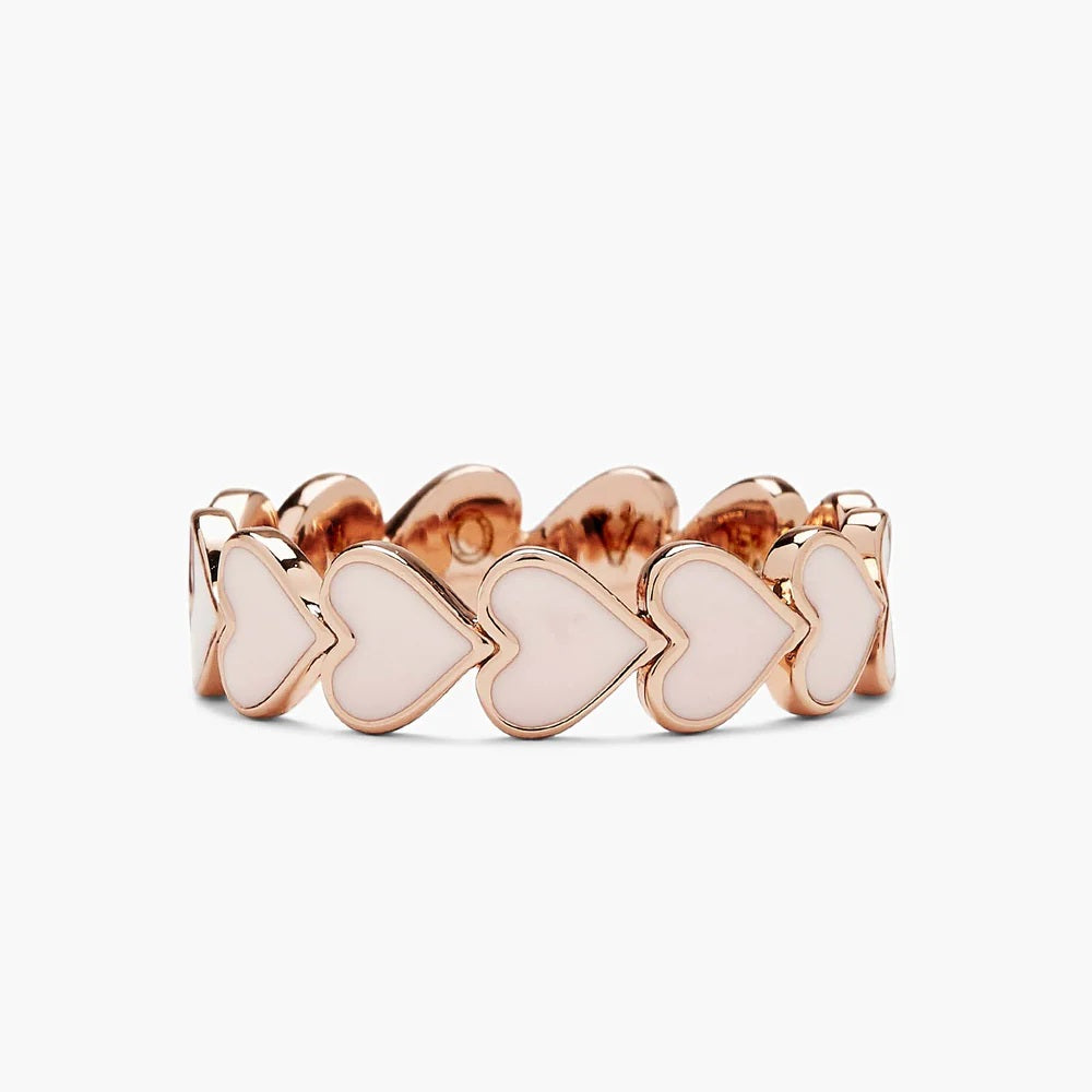 STATEMENT HEART RING - rose gold