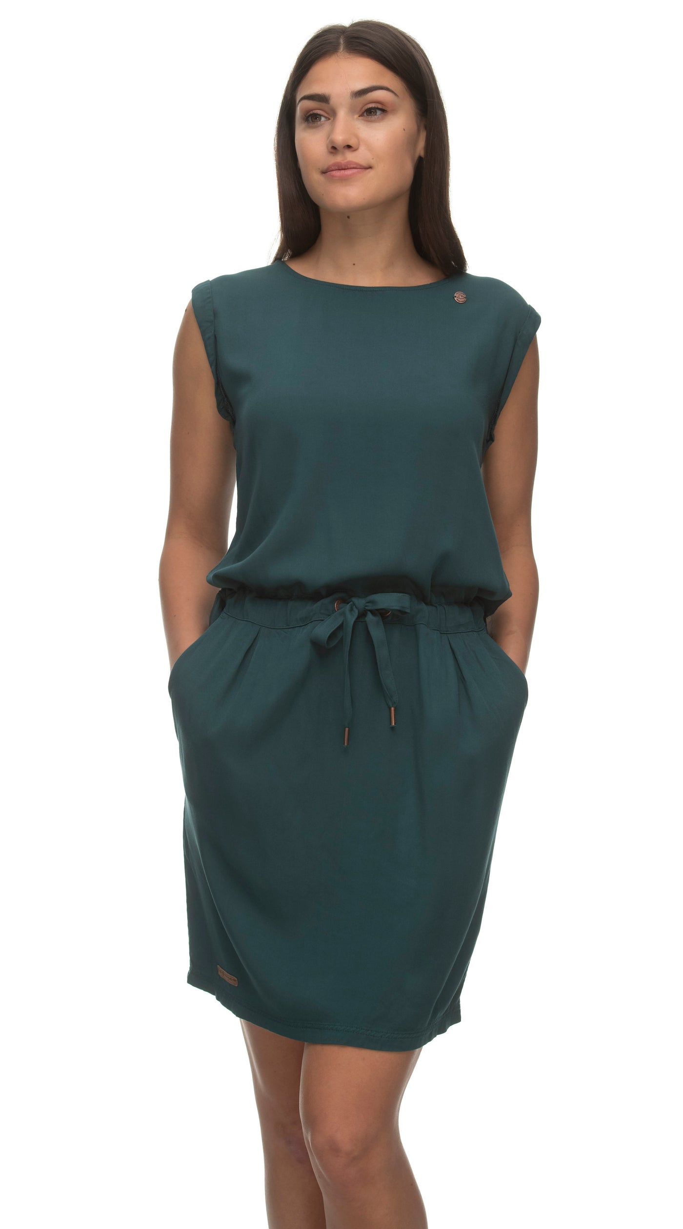 OLEA DRESS - coral, dark green or dusty green