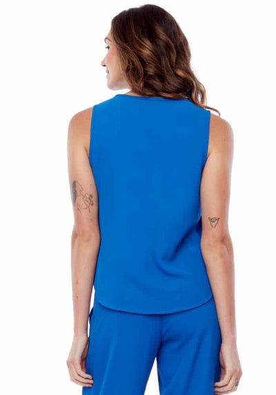 SURI SLEEVELESS TOP - black, cobalt or emerald