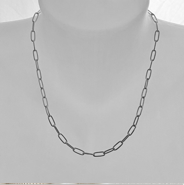 MONTMARTRE PAPERCLIP CHAIN TWO TONE NECKLACE