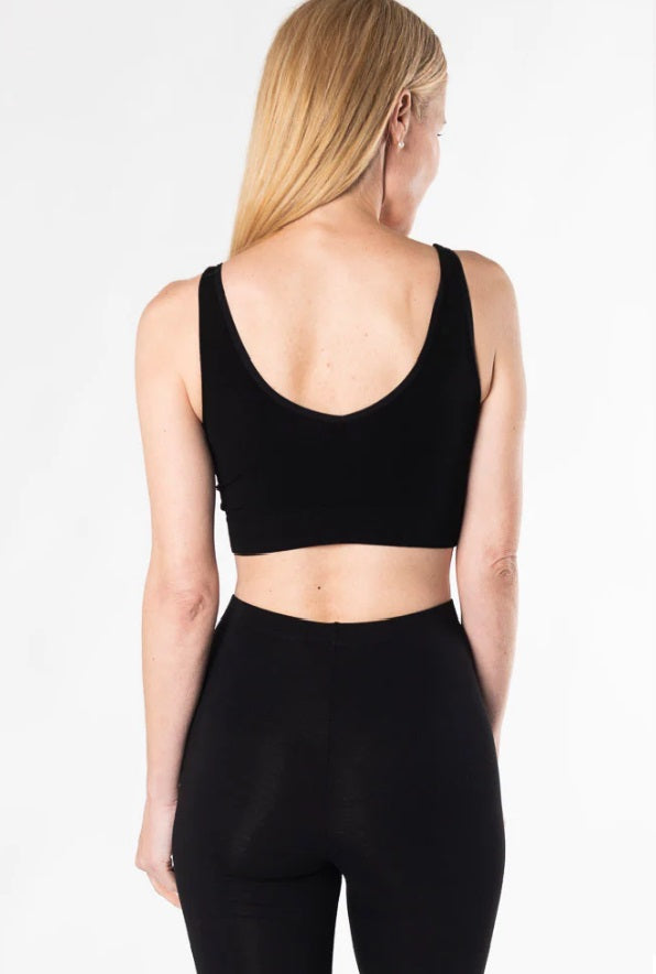 ESSENTIAL V-NECK BRALETTE - beige, black or pink