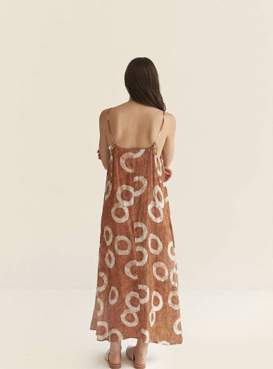 PRIAMUS DRESS - copper or green