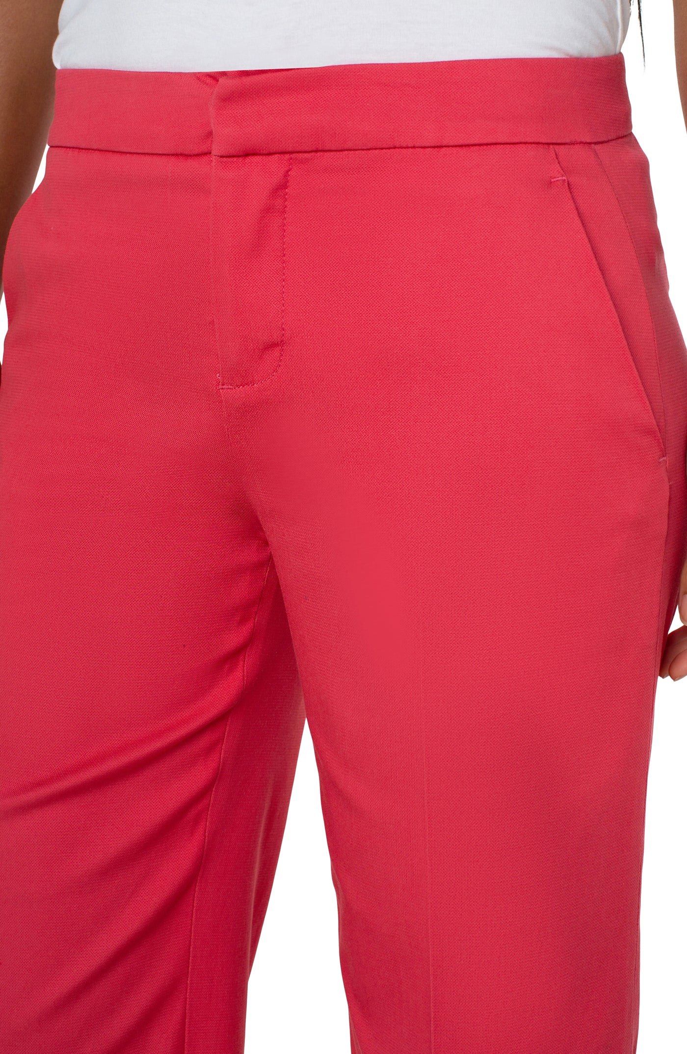KELSEY CROP TROUSER- watermelon 26"