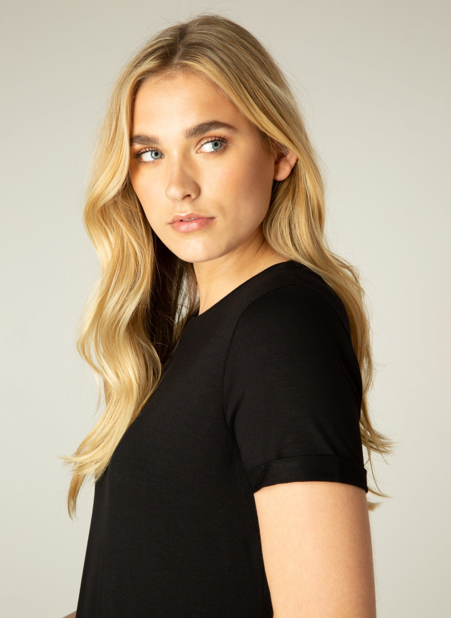 YALBA TEE  - white, black, navy