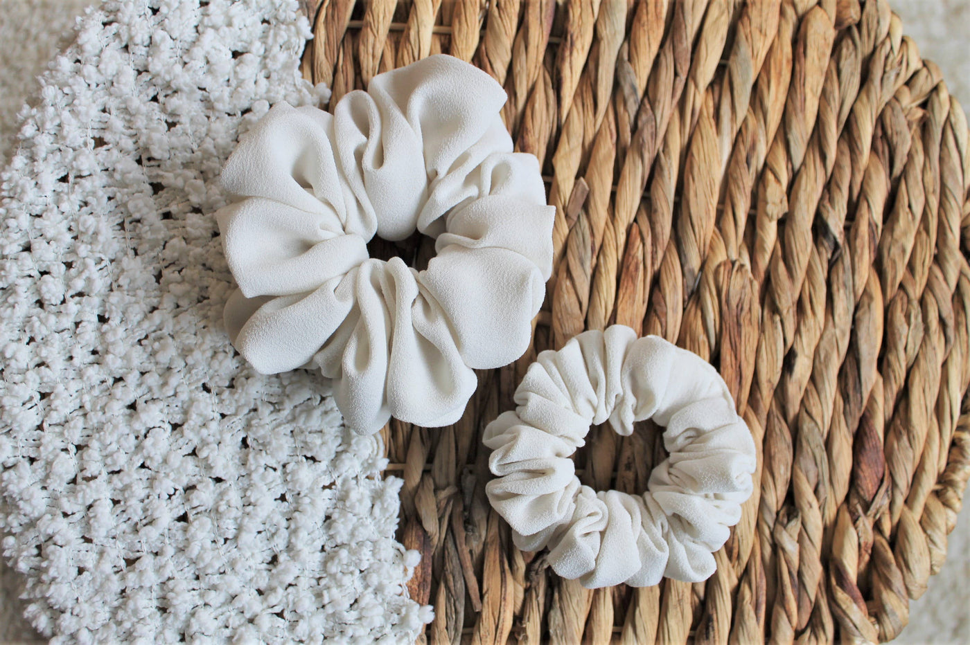 OFF WHITE SCRUNCHIE - regular or luxe