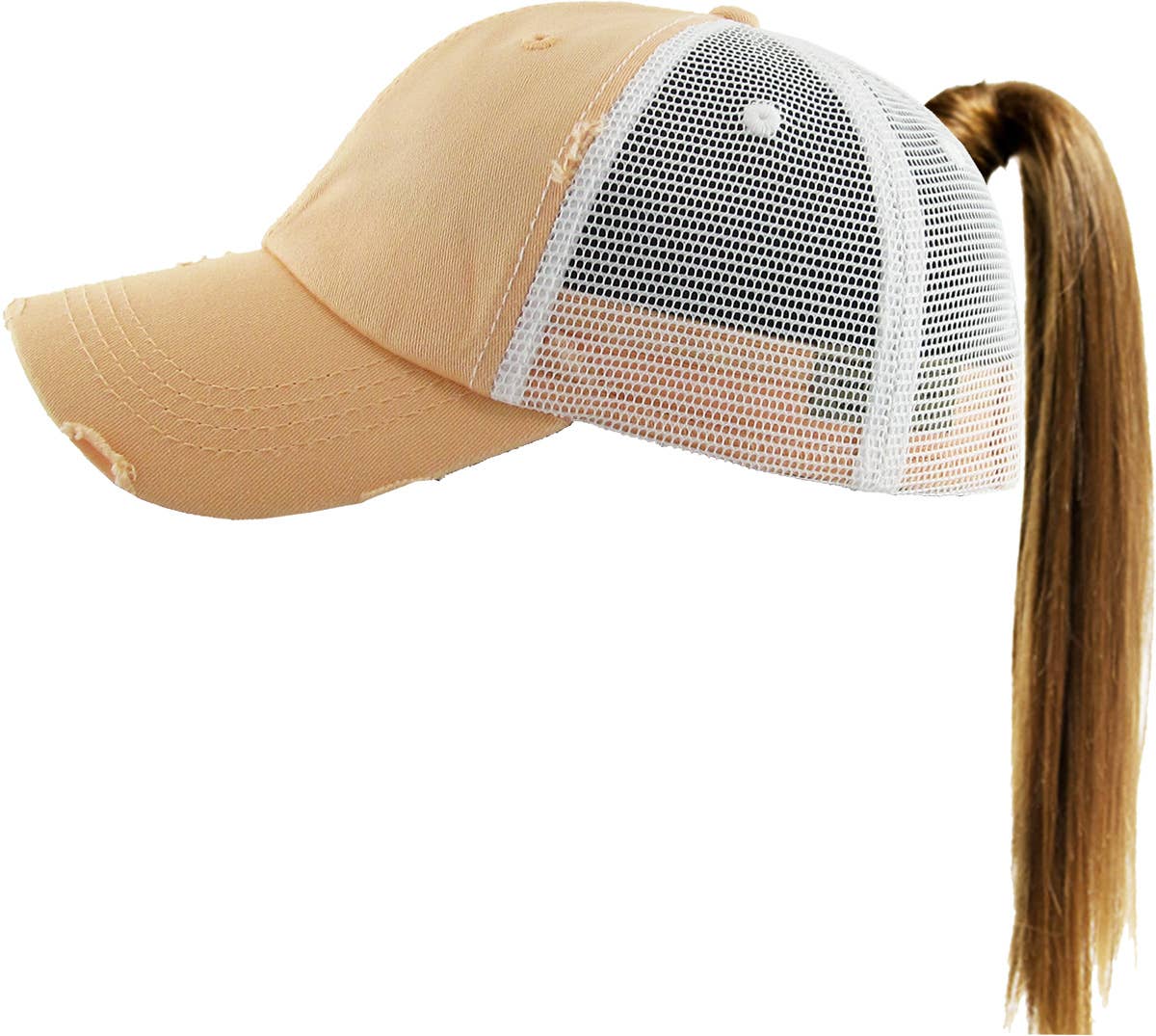 PONYTAIL MESH BACK BALLCAP